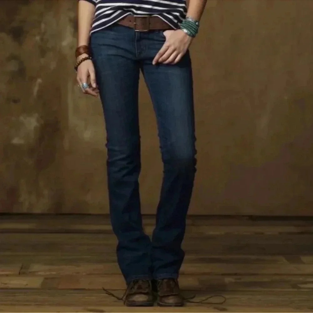 Lauren Ralph Lauren LRL mid rise classic bootcut jeans size 4 - Picture 2 of 14
